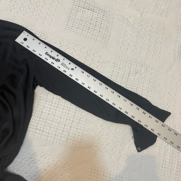 Vince small silk side split curve hem blouse tunic top TLS2 2787 - Picture 6 of 13